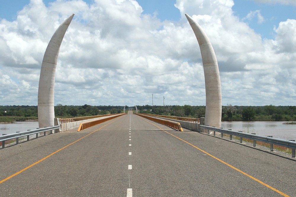 Unity Bridge linking Tanzania and Mozambique